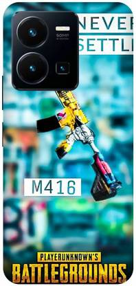 ADZIRE Back Cover for vivo Y35, V2205, PUBG, GAME, GUN, M416, BANDOOK