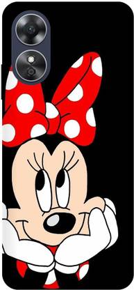 Indus Back Cover for Oppo A17- MICKEY: MOUSE: MINNIE: BABY: CARTOON