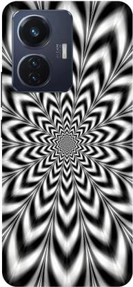 Bluvver Back Cover for QOO Z6 44W, i2206 Eyesore,Illusion,3D,Image