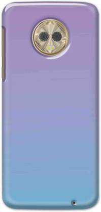 NDCOM Back Cover for Motorola Moto G6 Plus Light Blue In Color Printed Hard Case