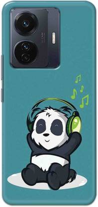 NDCOM Back Cover for iQOO Z6 Pro 5G Cartoon Listning Music Printed