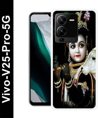 JSSIS Back Cover for Vivo V25 Pro 5G ( SHREE KRISHNA, RADHA KRISHNA, GOD) PRINTED BACK COVER