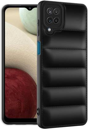 MOBIDEER Back Cover for Samsung Galaxy A12, Samsung Galaxy M12, Samsung Galaxy F12, Camera Bump Protector