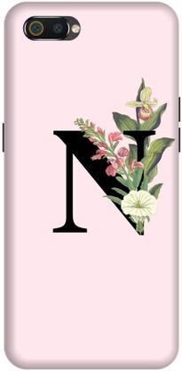PHONE WALEY.COM Back Cover for Realme C2 , RMX1941 ,N letter,N name N word , Printed Back Cover