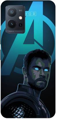 Bluvver Back Cover for Vivo Y75 5G, V2142 Printed Avenger Mobile Back Cover