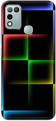 NDCOM Back Cover for Infinix Hot 10 Play Bright Flash Light Printed
