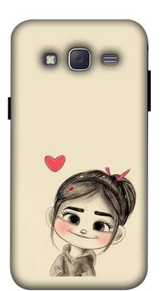 NDCOM Back Cover for Samsung Galaxy J5 2015 Cute Girl Love