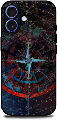 KEYCENT Back Cover for APPLE iPhone 16 (COMPASS, NAVIGATOR, ABSTRACT, TEXTURE, ART