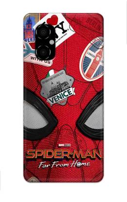 NDCOM Back Cover for POCO M4 5G Spider Printed