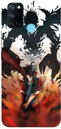 Wall Art Back Cover for REALME 7i Black Clover, Asta Demon, Asta Devils, Anti Magic Printed
