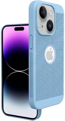 MobiLooks Back Cover for Apple iPhone 15 Plus, Heat Dissipation Grid Ultra Hybird Paper Slim Case