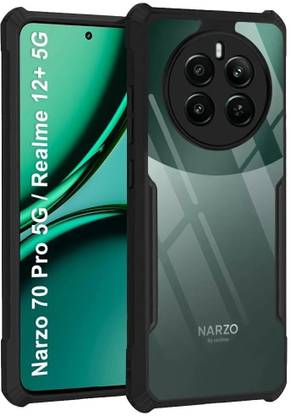 ShieldTech Back Cover for Realme Narzo 70 Pro 5G Black Mobile Back Cover Case For Realme Narzo 70 Pro 5G