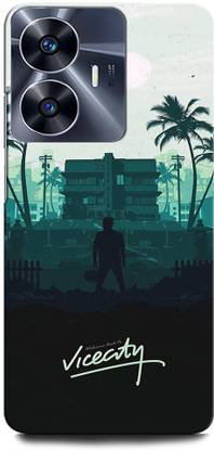 ORBIQE Back Cover for Vivo Y02T GTA VICE CITY, GAME, GUN, BIKE, CAR, GTAVICECITY GAME