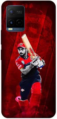 3D U PRINT Back Cover for VIVO Y21E ,V2111 Kohli,MS Dhoni,rohit sharma