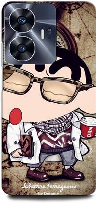 ORBIQE Back Cover for Vivo Y02T SHINCHAN, CARTOON. FUNNY, CUTE, SHINCHAN