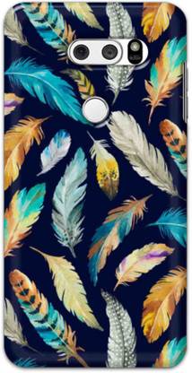 NDCOM Back Cover for LG V30+ Cute Feather Printed
