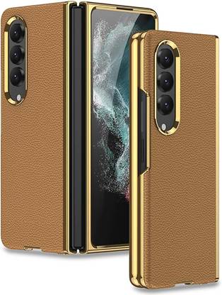 स्केलबी Samsung Galaxy Z Fold 4 Magnetic Hinge Protection Cover with Kickstand Protective Case के लिए