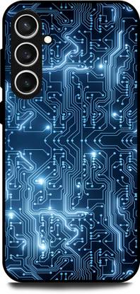 KEYCENT Back Cover for SAMSUNG Galaxy S25 Plus 5G (CHIP, TECHNOLOGY, BLUE, ELECTRIC, GALAXY