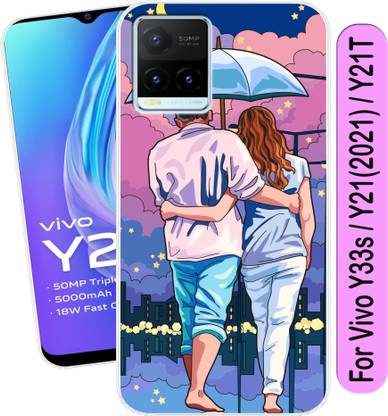 Cooltrend Back Cover for Vivo Y33s, Y21 2021, Y21T