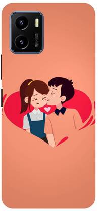 DIKRO Back Cover for vivo Y01, V2166, COUPLE, LOVE, VALENTINE, LOVERS, GIRL, BOY