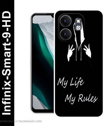 Bluvver Back Cover for Infinix SMART 9 HD, X6532C, my life my rule full attitude back cover