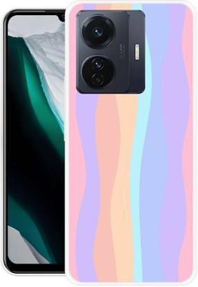 GRAFIQE Back Cover for IQOO Z6 Pro 5G RAINBOW, ABSTRACT, COLORFULL, PAINTING, STRIPES