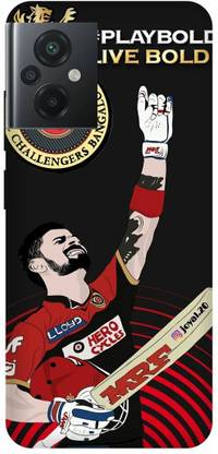 FRONK Back Cover for POCO M5, MZB0CEZIN, VIRAT, KOHLI, INDIAN, PLAYER, RCB