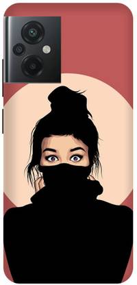 FRONK Back Cover for POCO M5, MZB0CEZIN, MASK GIRL, ANIME, BTS, LOVE