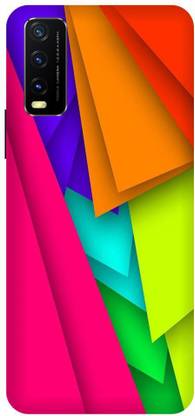 OLIWER Back Cover for Vivo Y20, Vivo Y20i Colorful Theme PRINTED BACK COVER