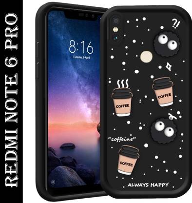 SMARTPOCKET Back Cover for Mi Redmi Note 6 Pro