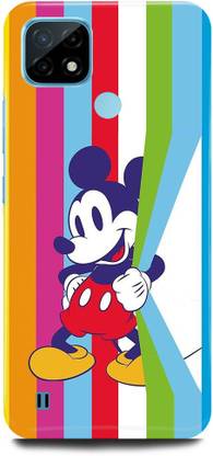 play fast Back Cover for Realme C25Y, RMX3268 MICKEY, MOUSE, MINNIE, MOUSE, RAINBOW, LOVE
