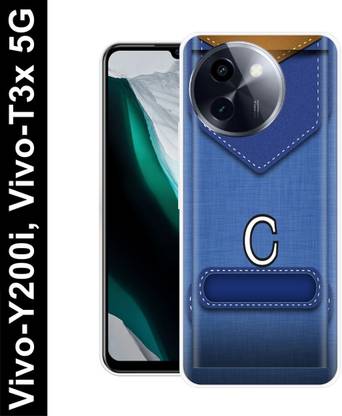 SARTOOLIYA Back Cover for Vivo Y200i, C NAME, C LOVE, C ALPHABET, C LETTER NAME