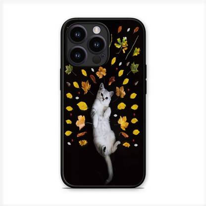 INTELLIZE Back Cover for APPLE iPhone 15 Pro Max CAT, CUTE CAT, BLUE EYS, CAP