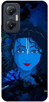 DIKRO Back Cover for Infinix HOT 20 5G, X666, KRISHNA, KRISHAN, JI, KANHAIYA, KANHA