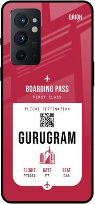 QRIOH Gurugram City Glass Back Cover for OnePlus 9RT 5G