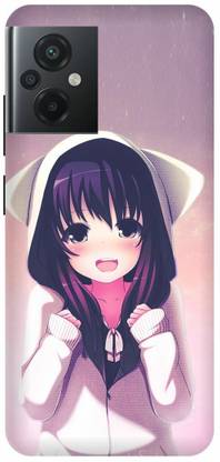 FRONK Back Cover for POCO M5, MZB0CEZIN, LOVELY, GIRL, CUTE, GIRL, ANIME