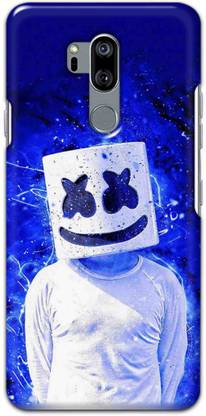 NDCOM Back Cover for LG G7 ThinQ Unkown Mask Man Printed