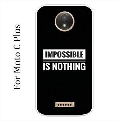 Moto C Plus Silicon Back Cover