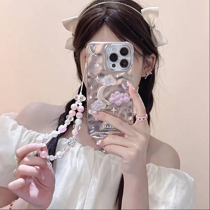 PEEPERLY Back Cover for iPhone 13 Pro Max Dreamy Celestial Sky Pattern Phone Case