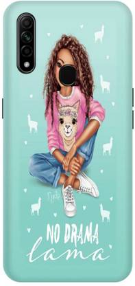 Zaplab Back Cover for Zaplab Back Cover for OPPO A31, CPH2015 NO DRAMA,Cool Girl