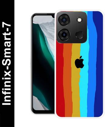 डेवलियाकेस Back Cover Infinix Smart 7 APPLE LOGO, APPLE, SIGN APLLE EMBLEM, IPHONE के लिए