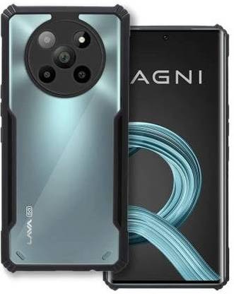 S-Softline Back Cover for Lava Agni 2, Transparent Soft Silicon TPU Shockproof