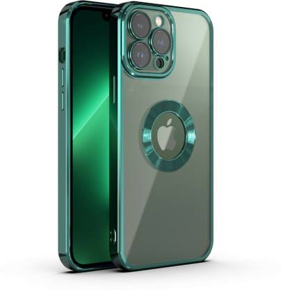 Systek Back Cover for Apple iPhone 13 Pro, Electroplating, Logo View, Flexible