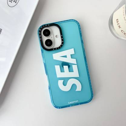 VURIOZZ Back Cover for Apple iPhone 16 Plus Sea Casetify