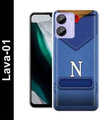 SARTOOLIYA Back Cover for LAVA 01, N NAME, N LOVE, N ALPHABET, N LETTER NAME