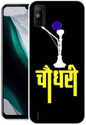 FUGGA Back Cover for Tecno Spark Go 2020, KE5, CHOUDHARY, JI, JAAT, JAT