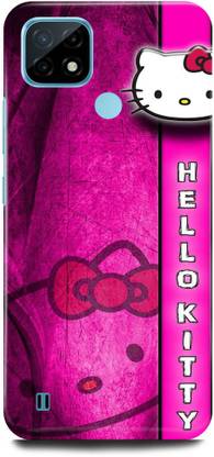 play fast Back Cover for Realme C25Y, RMX3268 HELLO, KITTY, BACK, COVER