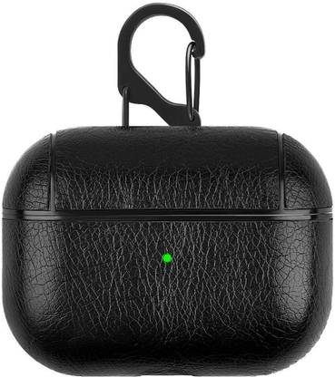 KHR Back Cover for AirPods Pro (2nd generation) Cover Genuine PU Leather Support Wireless Charging