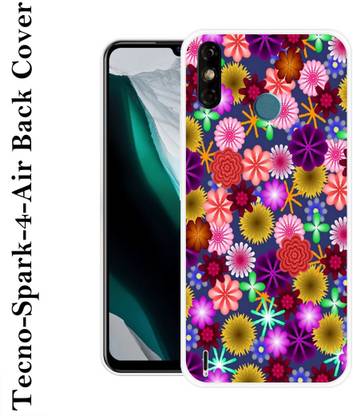 PINKLAND Back Cover for Tecno Spark 4 Air