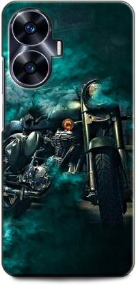 INDICRAFT Back Cover for Realme Narzo N55 BIKE, BULLET, RIDER, ROYAL ENFIELD, NATURE